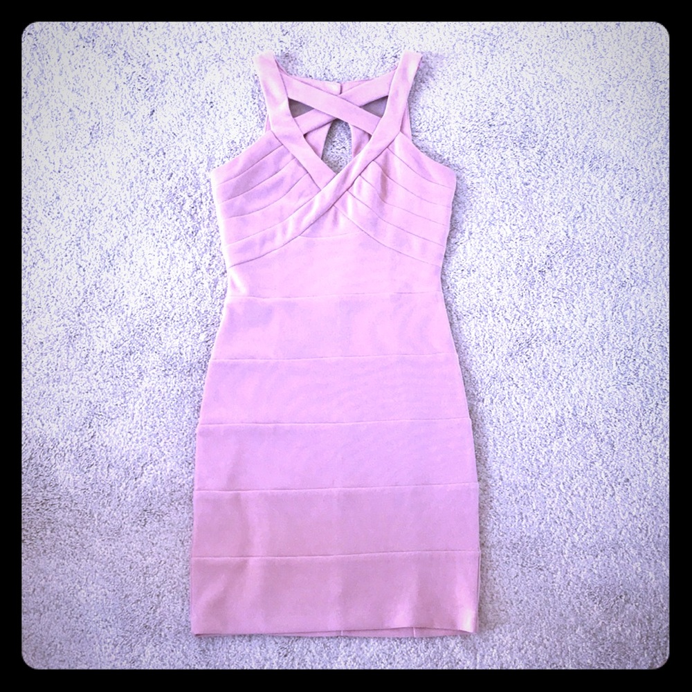 Love, Nickie Lew Size S Nude/Light Pink Bodycon